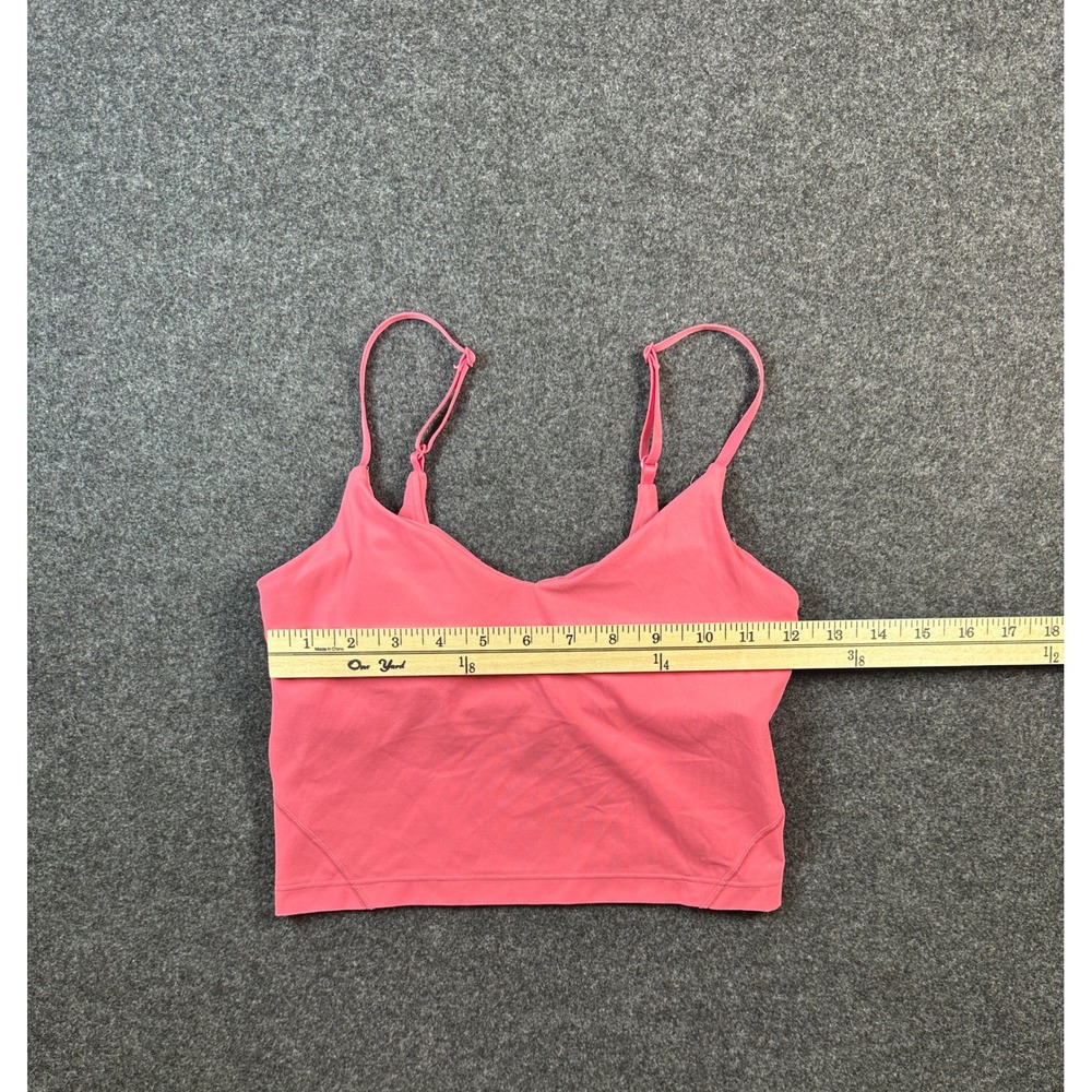 Lululemon Align Tank Top Pink Nulu Cropped Camisole Size 4 - Picture 4 of 6